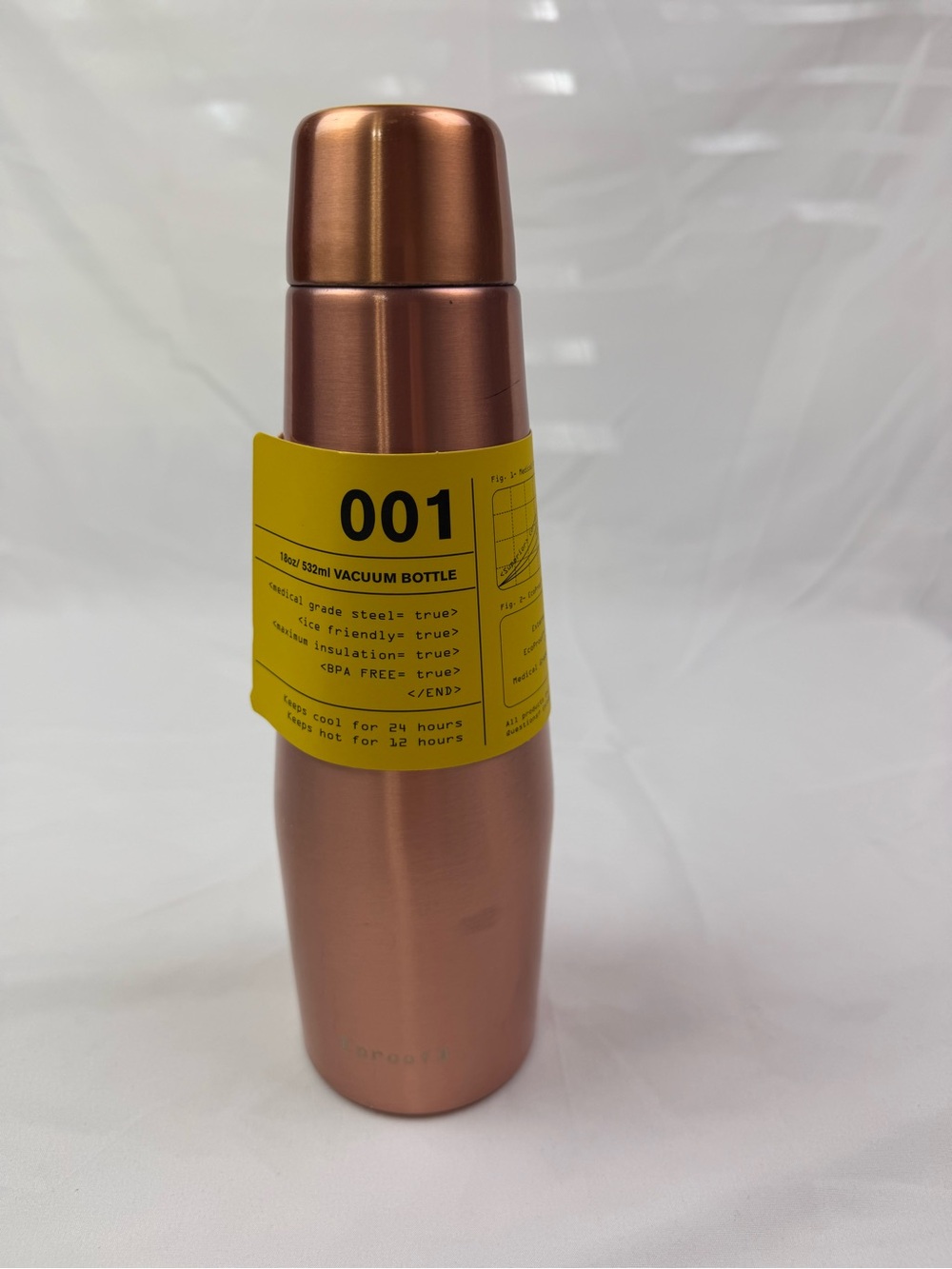 Vacuum Insulated Bottle - Rose Gold
